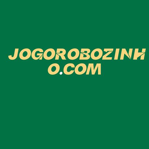 Logo da JOGOROBOZINHO